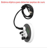 Detector de metais garimpeiro gold finder fs2 com duas bobinas